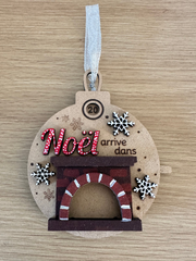 🎄 Boule de Noël compte à rebours personnalisée