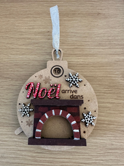 🎄 Boule de Noël compte à rebours personnalisée