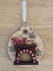 🎄 Boule de Noël compte à rebours personnalisée