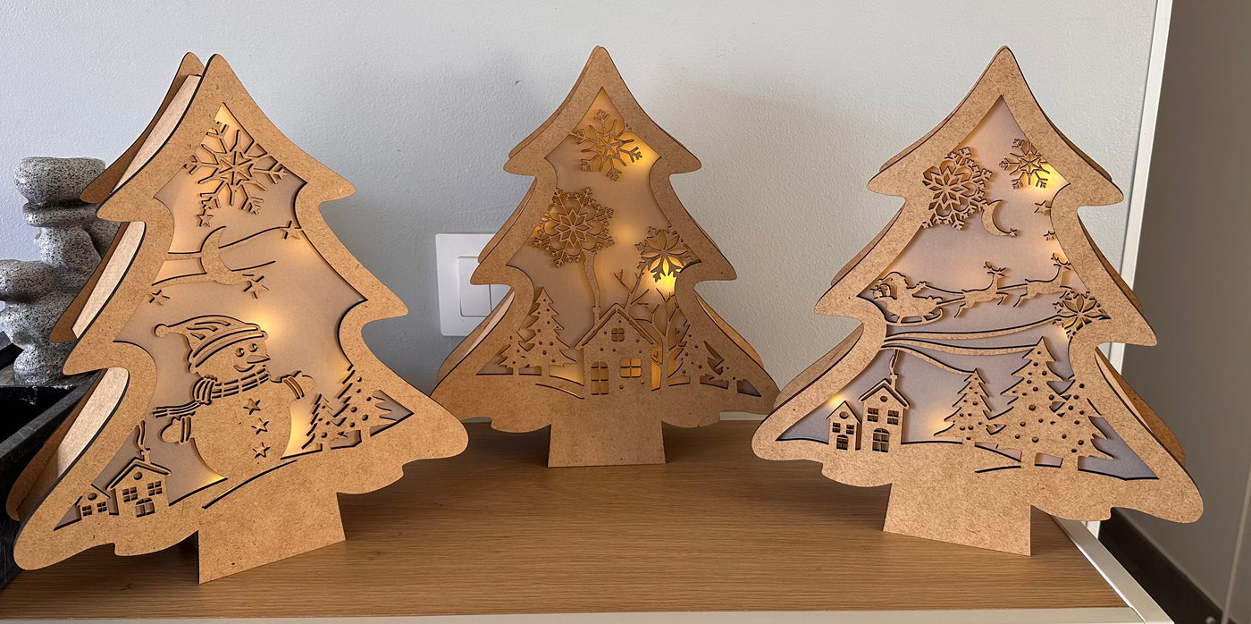 Sapin de Noël en bois