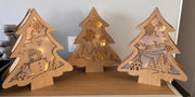 Sapin de Noël en bois