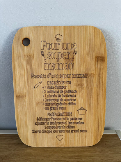 Planche à découper personnalisable