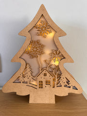 Sapin de Noël en bois