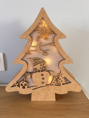 Sapin de Noël en bois