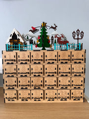 Calendrier de l’avent en bois