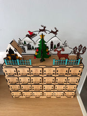 Calendrier de l’avent en bois