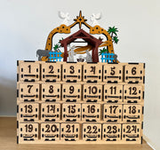 Calendrier de l’avent en bois