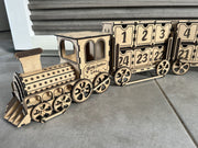Train calendrier de l’Avent en bois