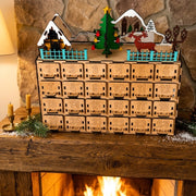 Calendrier de l’avent en bois