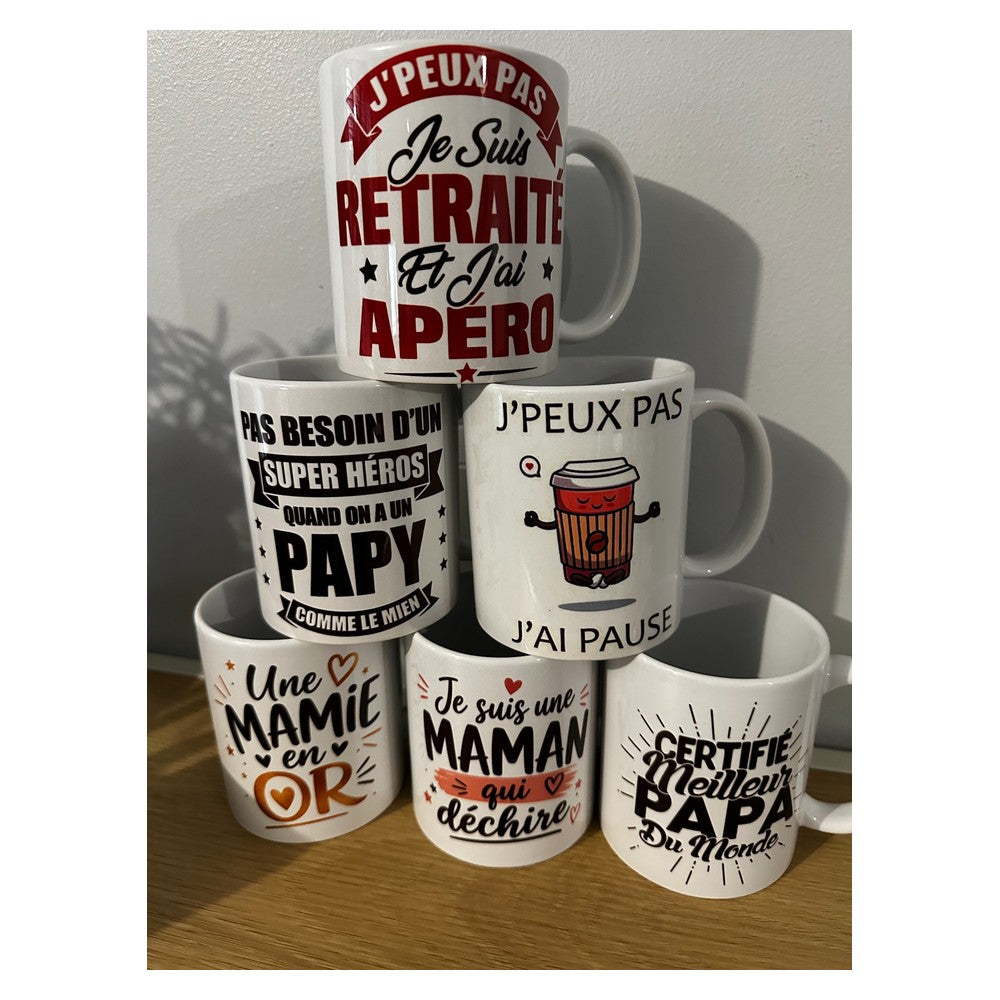 Mug personnalisable avec image, logo ou texte